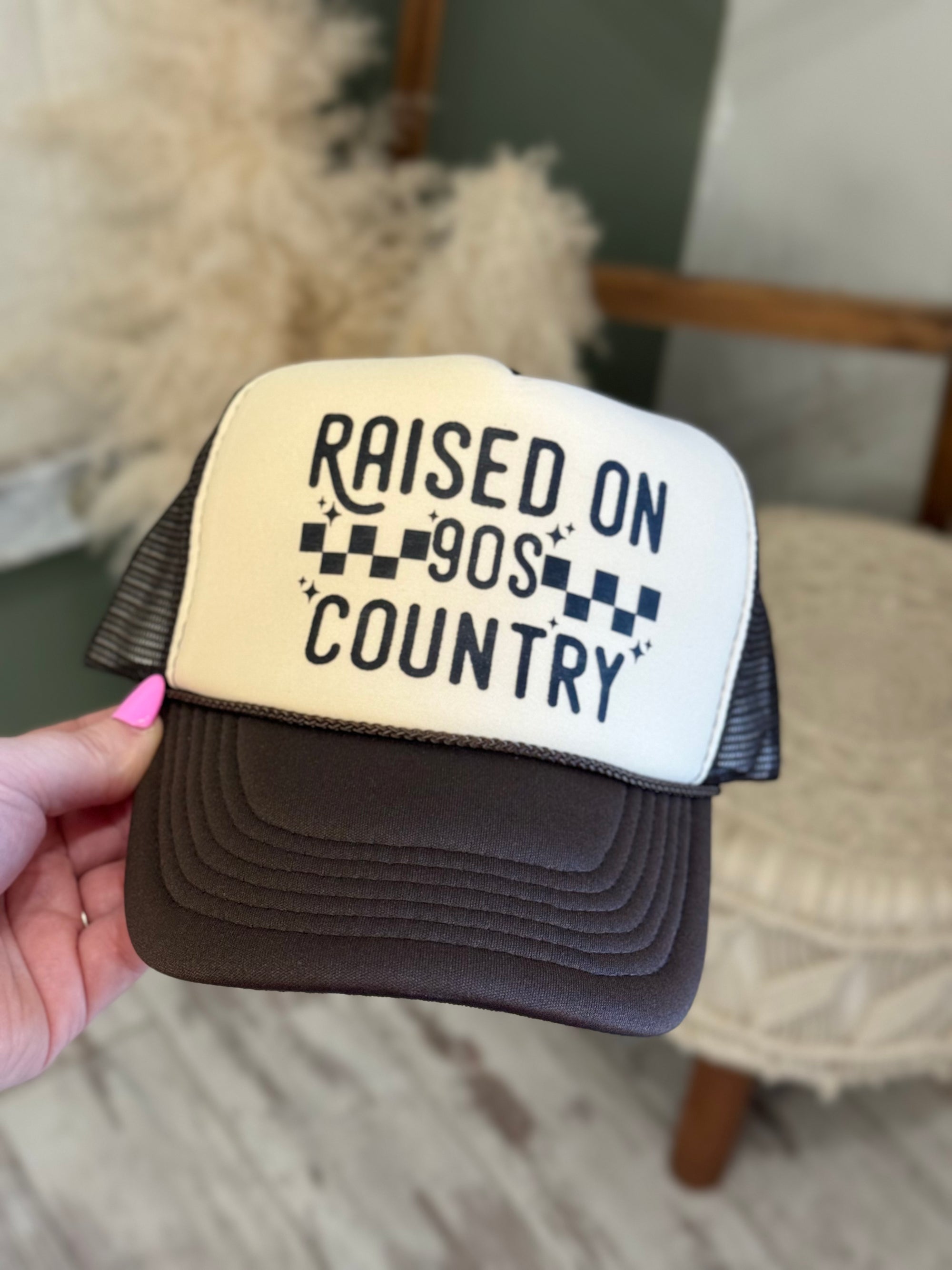 Raised on 90's Country Trucker Hat