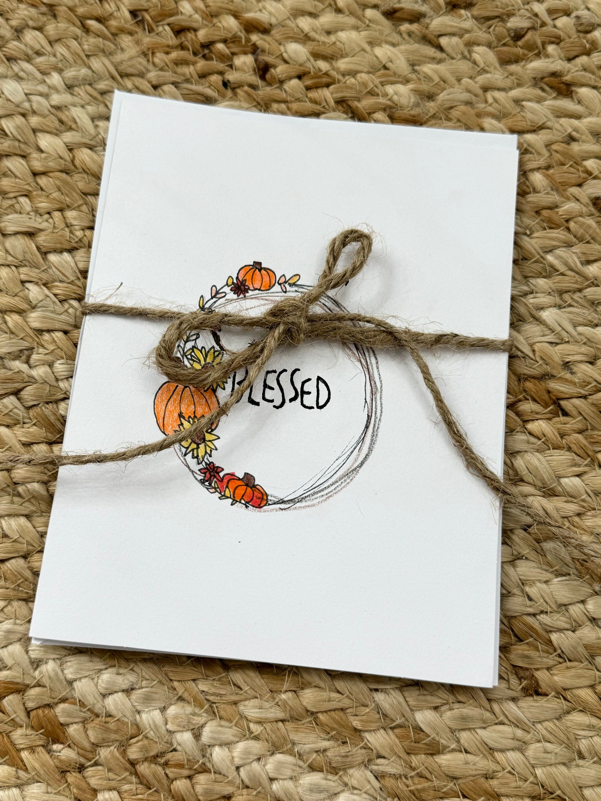 Blessed Fall Greeting Card