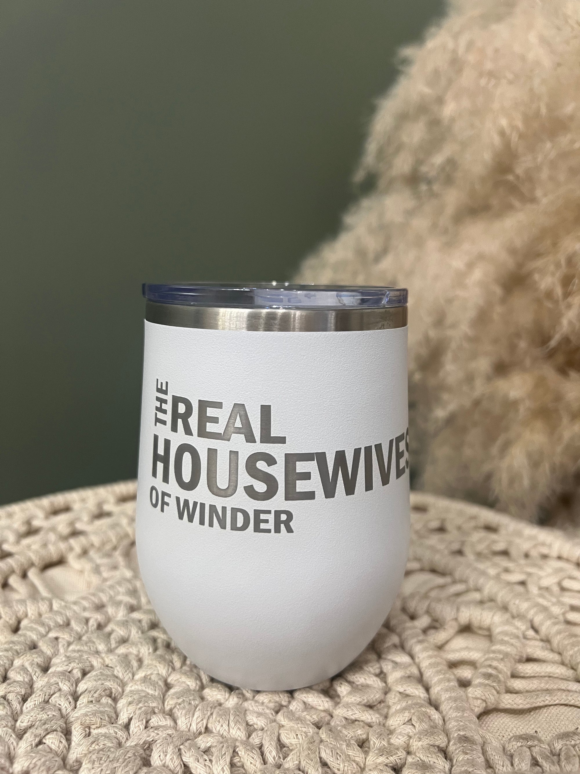 The Real Housewives of Winder Tumbler in Polar White