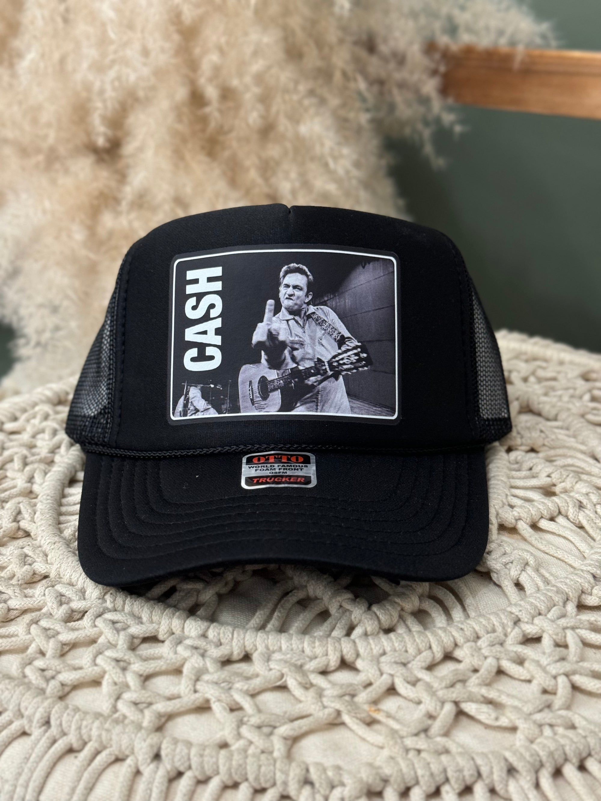 Johnny Cash Trucker Hat