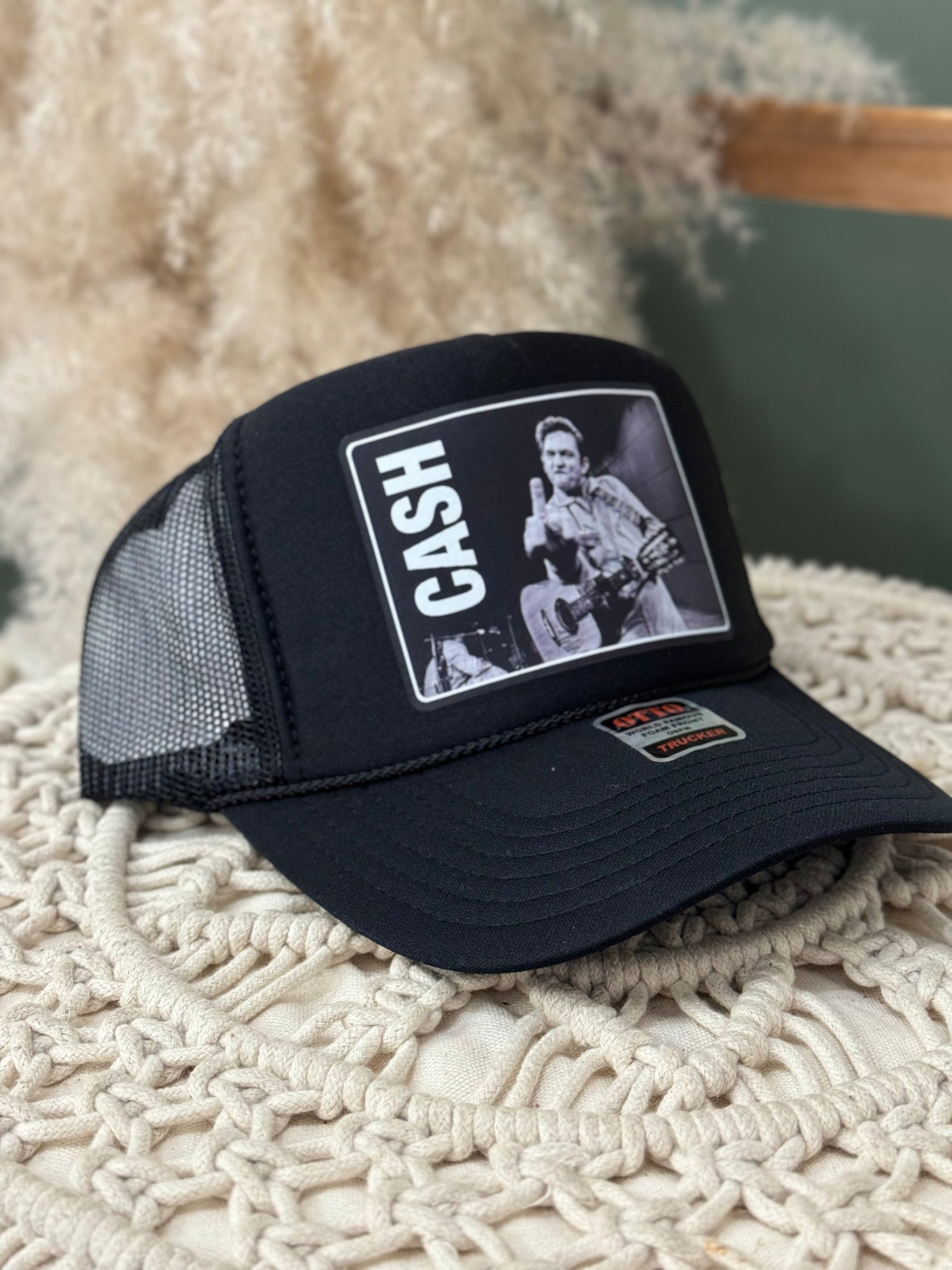 Johnny Cash Trucker Hat