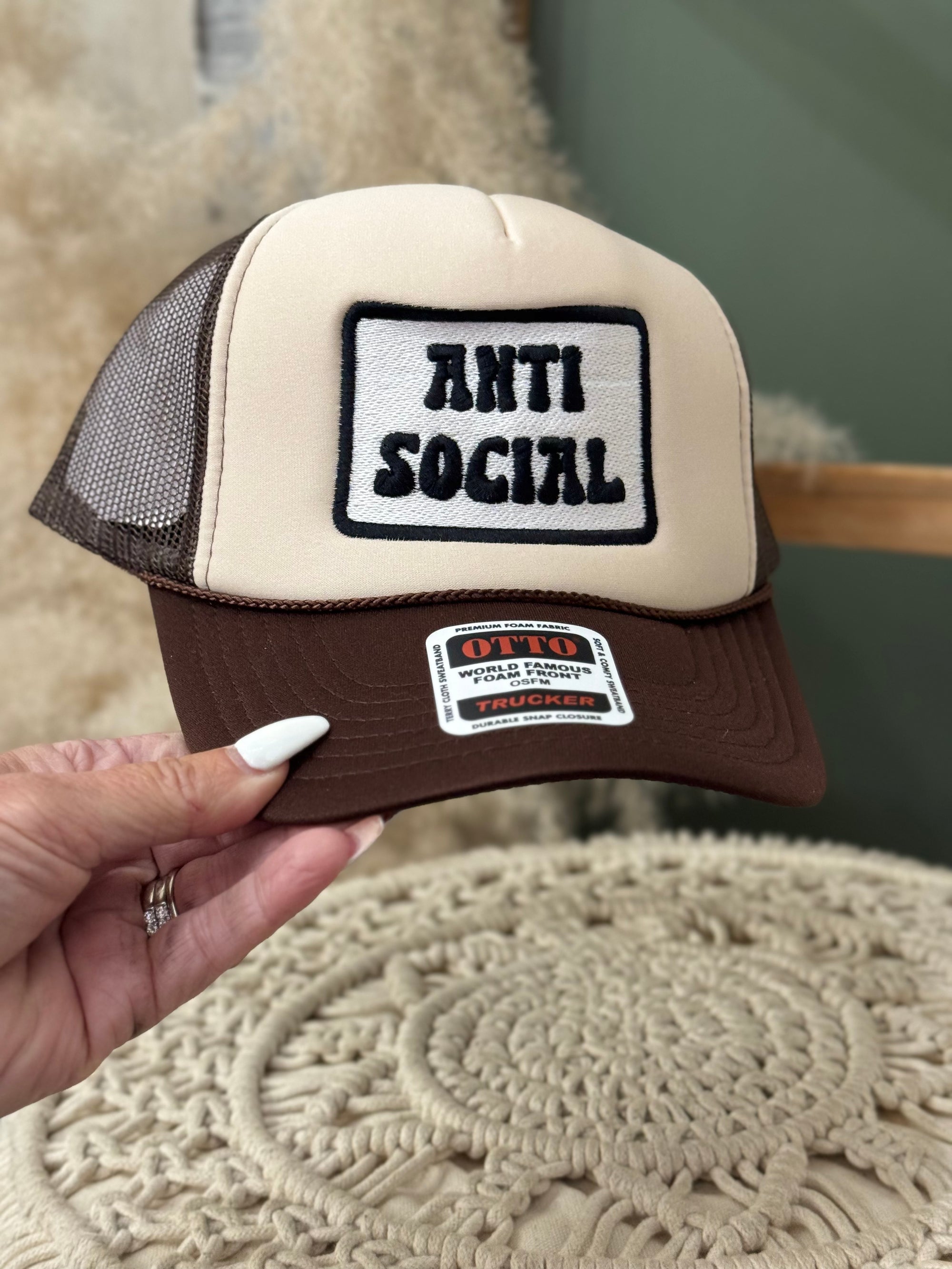 Anti Social Trucker Hat