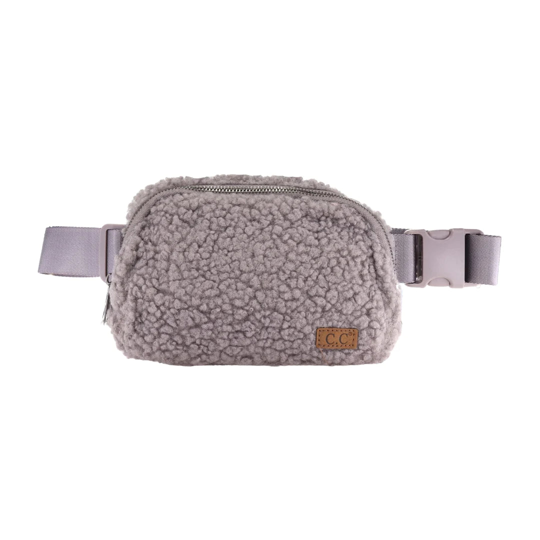 Sherpa Belt Bag in Grey