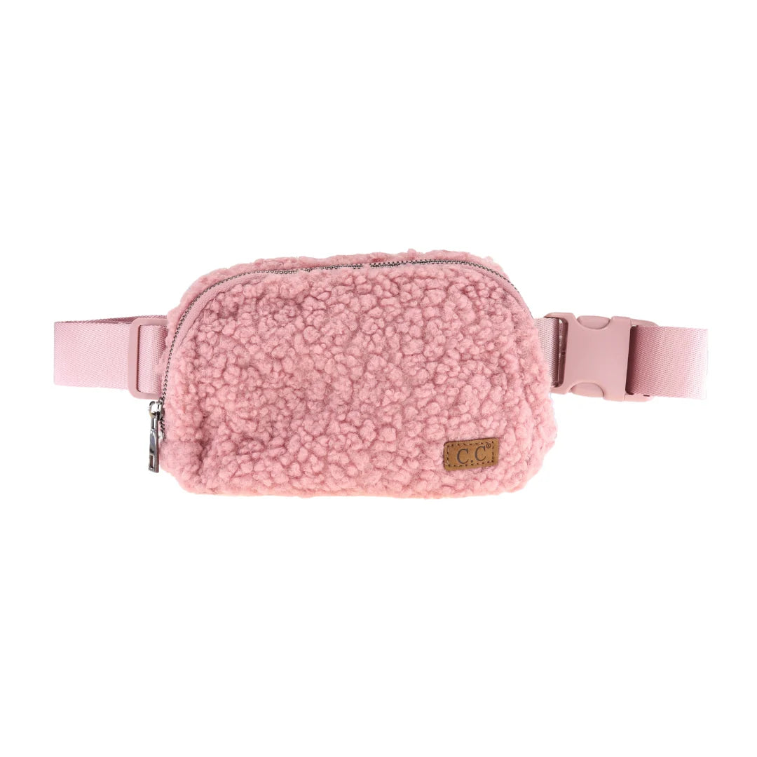 Sherpa Belt Bag in Rose