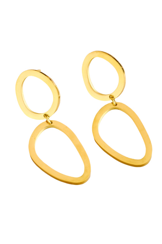 Double Irregular Hoop Earrings