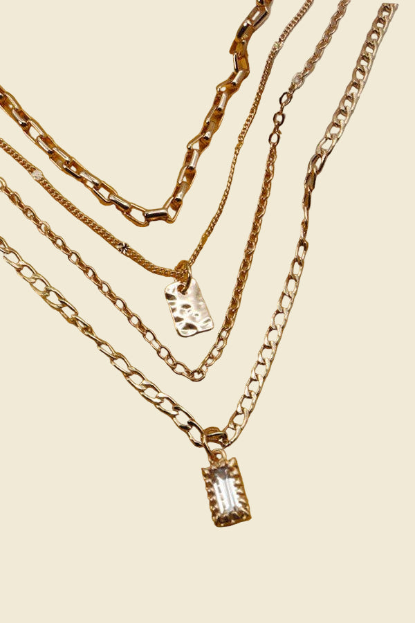 Multi Layer Pendant Necklace