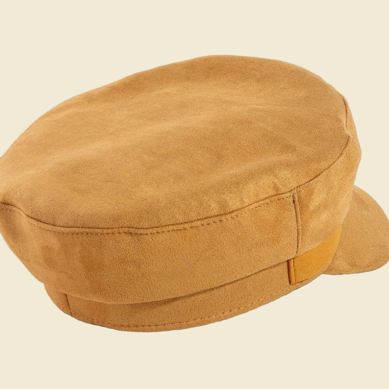 Faux Suede Beret Hat