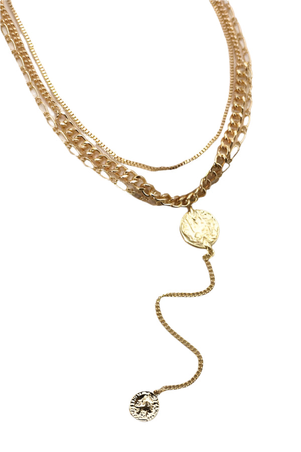 Multi Chain Coin Necklace