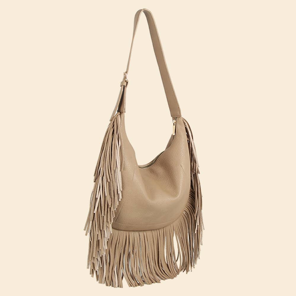 Hobo Fringe Shoulder Bag