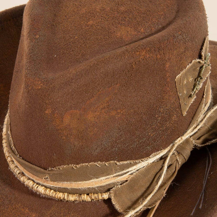 Rustic Multi Strap Hat