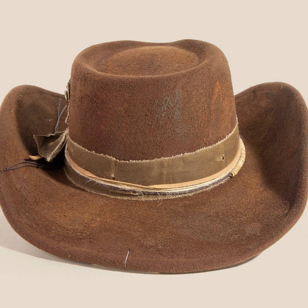Rustic Multi Strap Hat